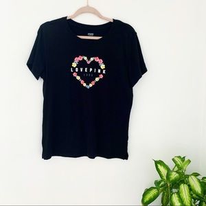 PINK VS graphic heart t-shirt